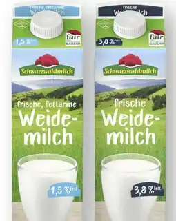 Scheck-in-Center Schwarzwaldmilch Frische Weidemilch Angebot