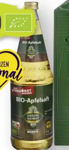 Scheck-in-Center Unsere Heimat Bio Apfelsaft Angebot