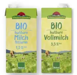 Scheck-in-Center Schwarzwaldmilch Haltbare Bio-Milch Angebot