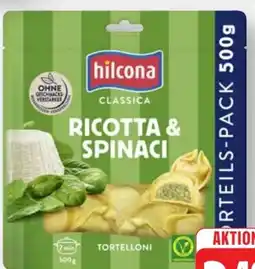 Edeka Hilcona Tortelloni Ricotta e Spinaci Vegetarisch Angebot
