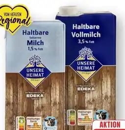Edeka Unsere Heimat Haltbare Fettarme Milch Angebot