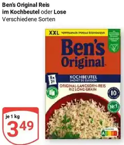 Globus Ben's Original Reis im Kochbeutel oder Lose Angebot