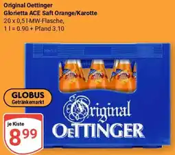 Globus Original Oettinger Glorietta ACE Saft Orange/Karotte Angebot