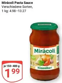 Globus Miracoli Pasta Sauce Angebot