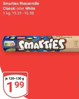 Globus Smarties Riesenrolle Classic oder White Angebot