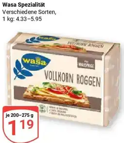 Globus Wasa Spezialität Angebot