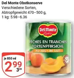 Globus Del Monte Obstkonserve Angebot