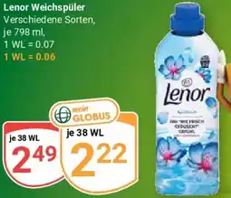 Globus Lenor Weichspüler Angebot