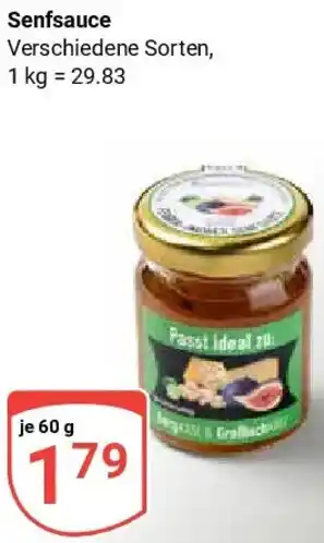Globus Senfsauce Angebot