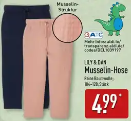 Aldi Nord LILY & DAN Musselin-Hose Angebot