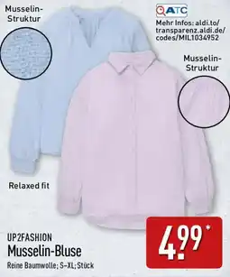 Aldi Nord UP2FASHION Musselin-Bluse Angebot