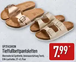 Aldi Nord UP2FASHION Tieffußbettpantoletten Angebot