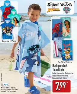 Aldi Nord Badeponcho/ -handtuch Angebot