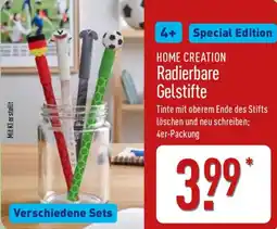 Aldi Nord HOME CREATION Radierbare Gelstifte Angebot