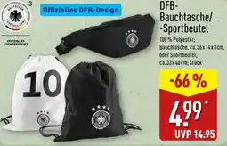 Aldi Nord DFB Bauchtasche/ Sportbeutel Angebot