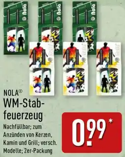 Aldi Nord NOLA WM-Stabfeuerzeug Angebot