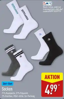 Aldi Nord SCOTCH & SODA Socken Angebot