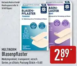 Aldi Nord MULTINORM Blasenpflaster Angebot