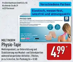 Aldi Nord MULTINORM Physio-Tape Angebot