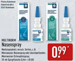 Aldi Nord MULTINORM Nasenspray Angebot
