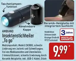 Aldi Nord AMBIANO Insektenstichheiler To go Angebot