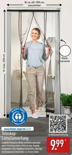Aldi Nord Teleskop Lamellenvorhang Angebot