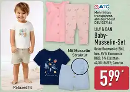 Aldi Nord LILY & DAN Baby Musselin-Set Angebot