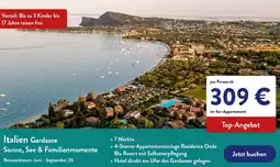 Aldi Nord Italien Gardasee Sonne, See & Familienmomente Angebot