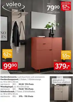 XXXLutz Voleo garderobenpaneel Angebot