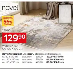 XXXLutz Novel webteppich „pescara“ ca. 80 x 150 cm Angebot