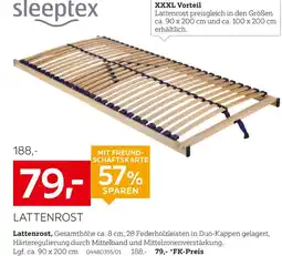 XXXLutz Sleeptex lattenrost Angebot