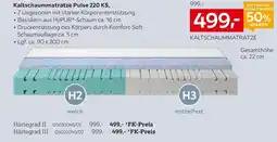 XXXLutz Schlaraffia kaltschaummatratze pulse 220 ks Angebot