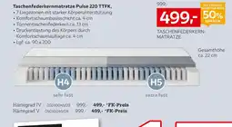 XXXLutz Schlaraffia taschenfederkernmatratze pulse 220 ttfk Angebot