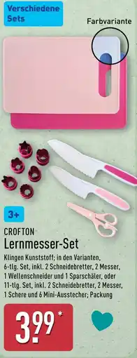 Aldi Nord CROFTON Lernmesser-Set Angebot