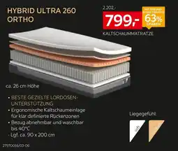 XXXLutz Hybrid ultra 260 ortho kaltschaummatratze Angebot