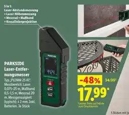 Lidl Parkside laser-entfernungsmesser Angebot