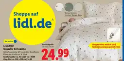 Lidl Livarno muselin-bettwäsche standardgröße Angebot