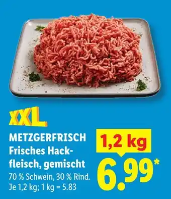 Lidl Metzgerfrisch frisches hackfleisch, gemischt Angebot