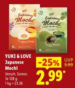 Lidl Yuki & love japanese mochi mango flavour Angebot