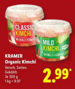 Lidl Kramer classic organic kimchi Angebot