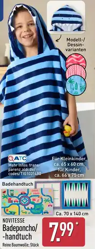 Aldi Nord NOVITESSE Badeponcho/ -handtuch Angebot