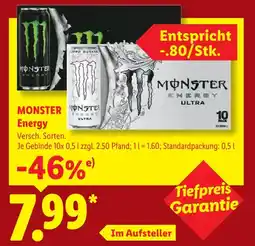 Lidl Monster energy Angebot