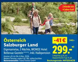 Lidl Österreich salzburger land, mondi hotel bellevue gastein Angebot