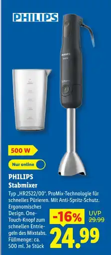 Lidl Philips stabmixer hr2522/00 Angebot