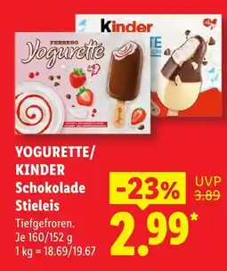 Lidl Ferrero yogurette schokolade stieleis Angebot