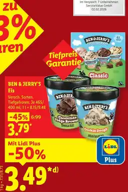 Lidl Ben & jerry's chocolate fudge brownie Angebot