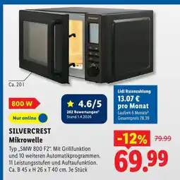Lidl Silvercrest mikrowelle Angebot