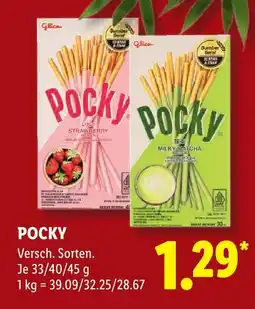 Lidl Glico pocky strawberry Angebot