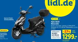 Lidl Alpha mobil motorroller cityleader Angebot
