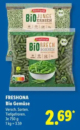 Lidl Freshona bio junge erbsen Angebot